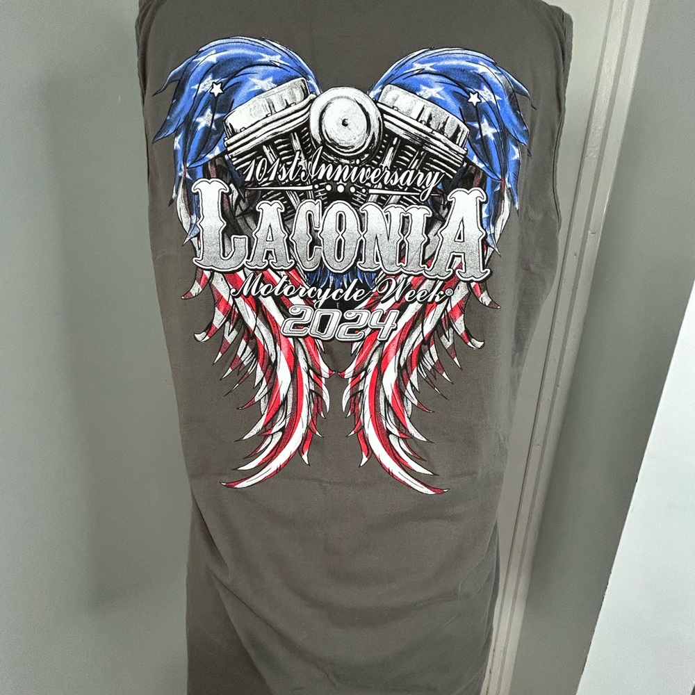 Laconia Motorcycle Week 2024 Graphic Tank Top